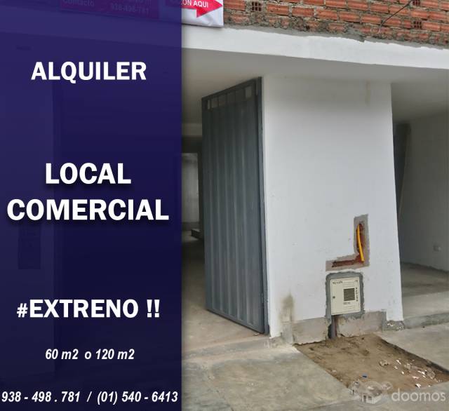 ALQUILER LOCAL COMERCIAL -