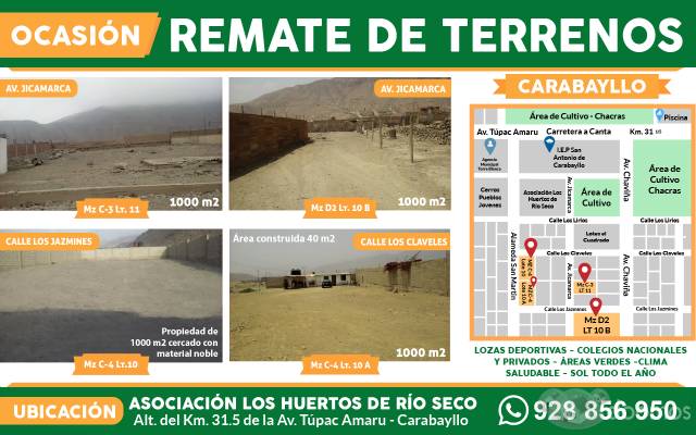 Remate de Terrenos