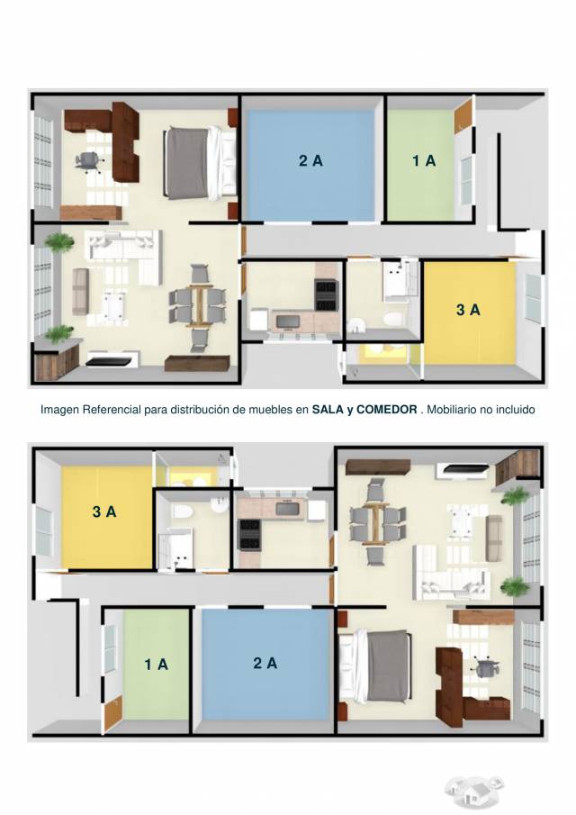 Espacios habitacionales en Alquiler para SEÑORITAS