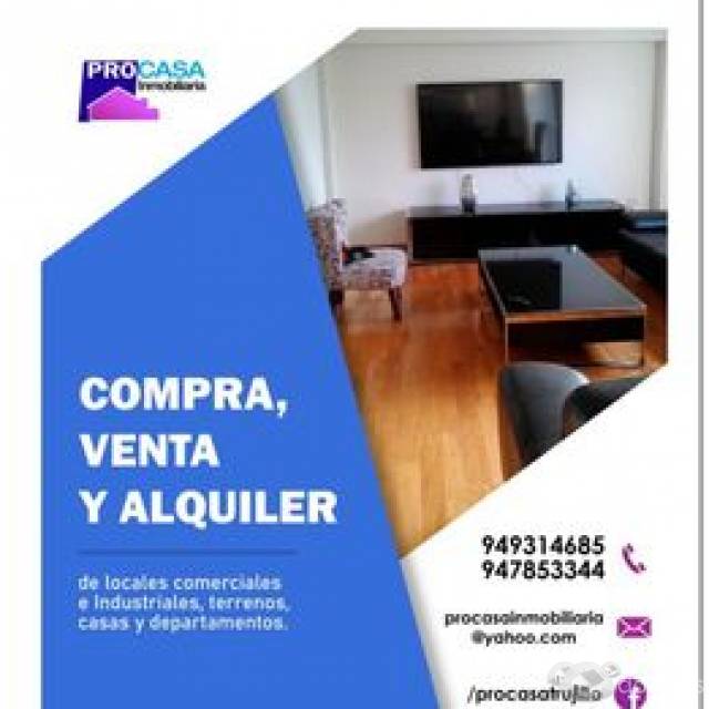 Asesoria Especializada   en Venta y  Alquiler de Inmuebles